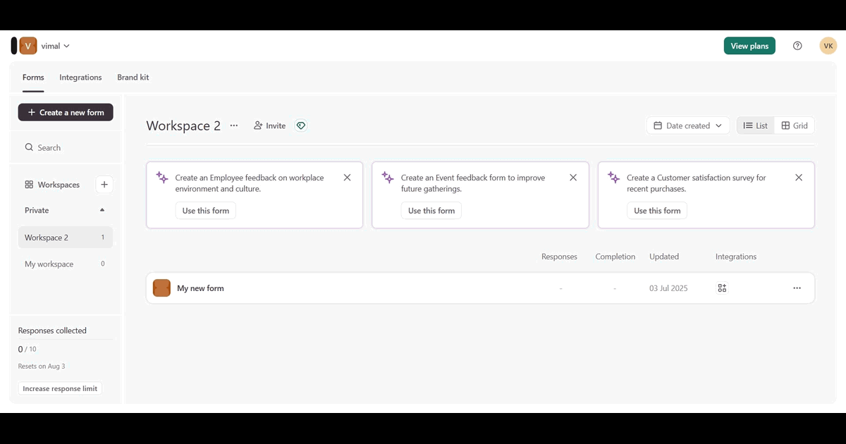 How to Collect Email Addresses in Typeform screenshot