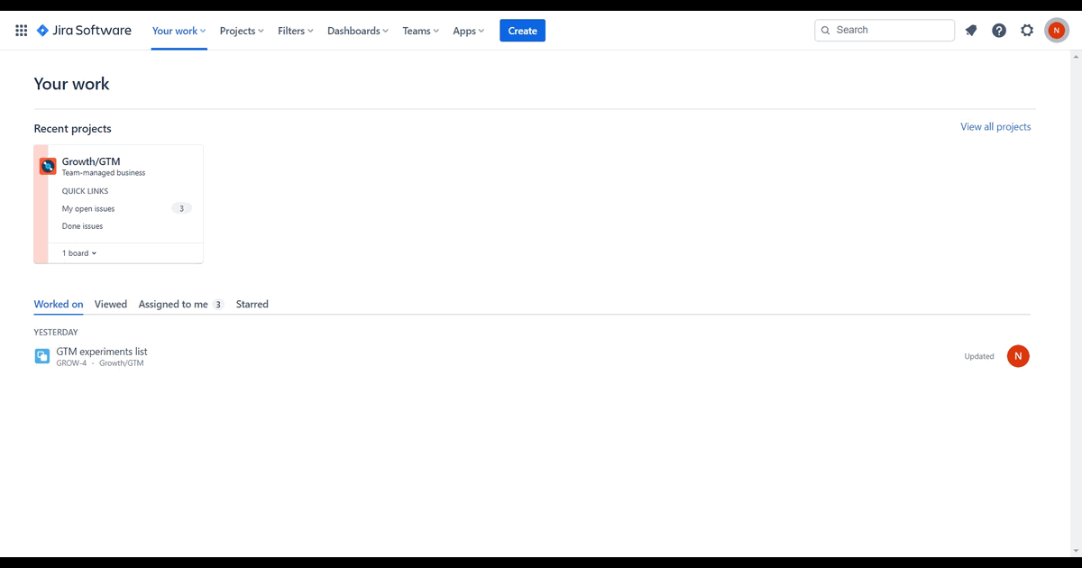 How to change the theme in Jira screenshot