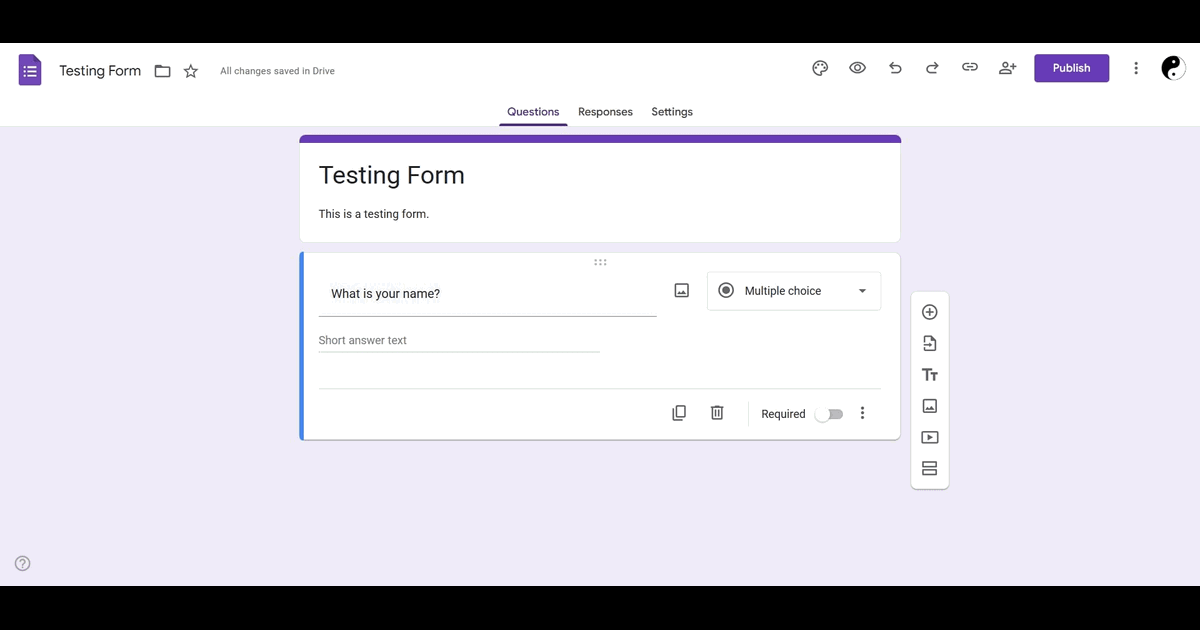 How to Make a Google Form Public screenshot
