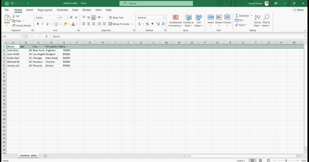 How to Lock a Row in Excel screenshot