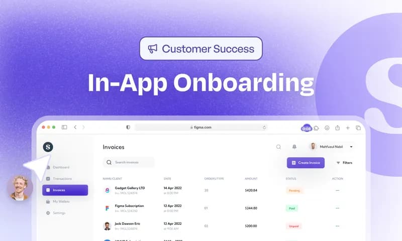 In-app onboarding patterns 