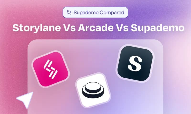Storylane vs Arcade vs Supademo: Which is best in 2026?