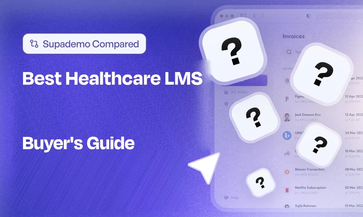 Best Healthcare LMS — compared by Supademo