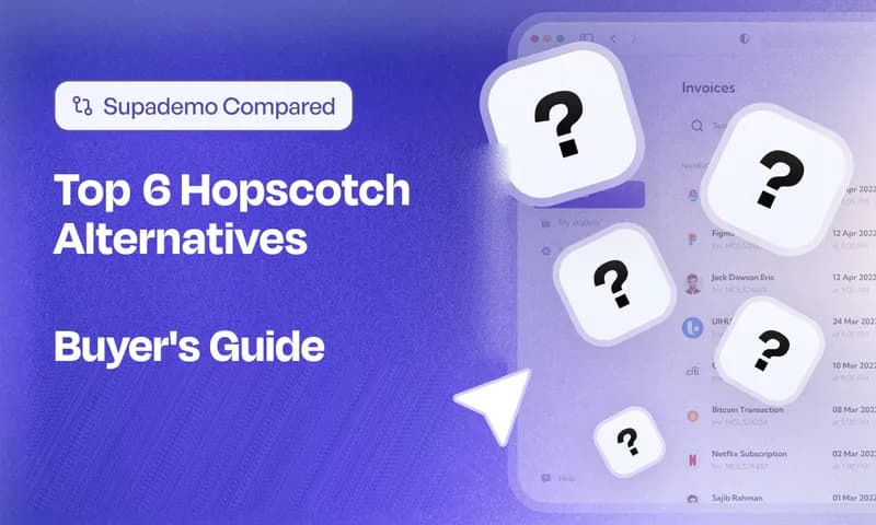 Top 6 Hopscotch Alternatives — compared by Supademo