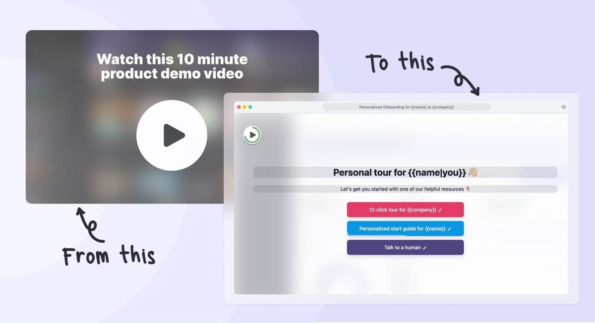 How to convert existing product demo videos into interactive product tours