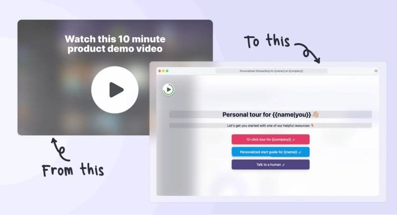 How to convert existing product demo videos into interactive product tours