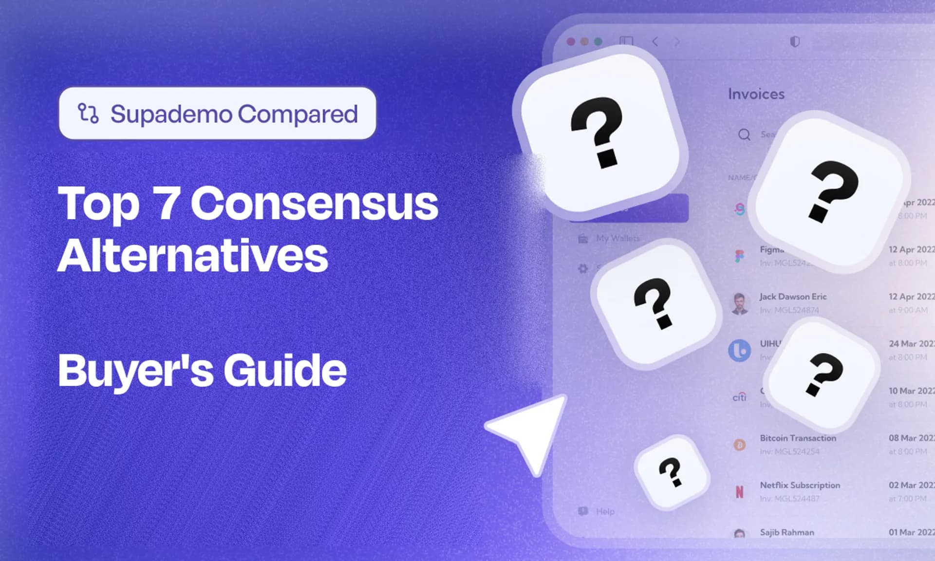 Top 7 Consensus Alternatives — compared by Supademo