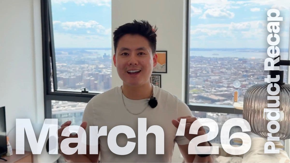 March 2026 product update header