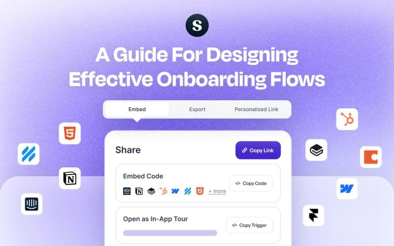 A Guide For Designing Effective Onboarding Flows