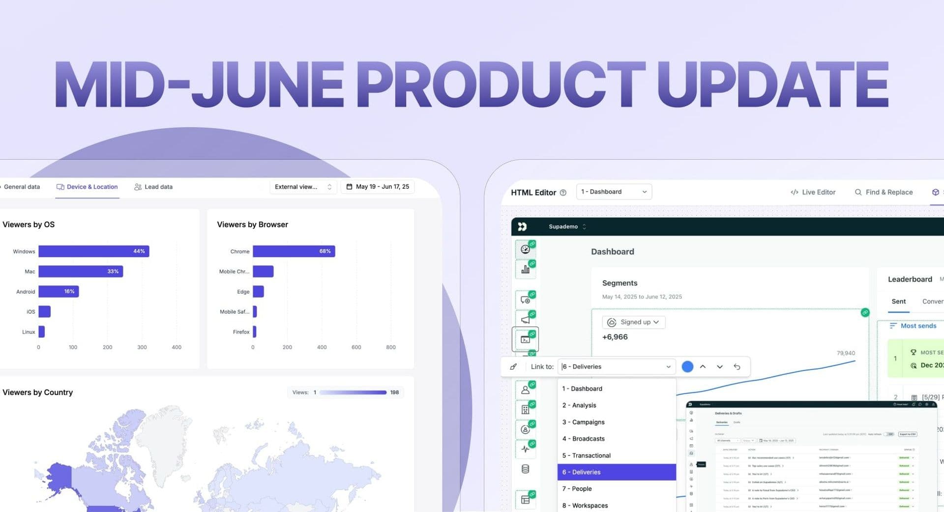 7+ New Updates: Revamped Analytics, Sandbox Demo Mode, Improved Screenshots