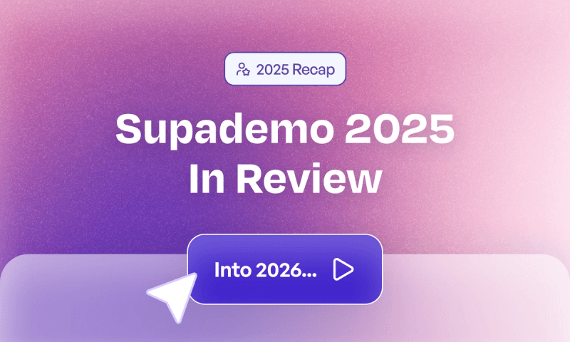 Cover image of the Supademo 2025 In Review article
