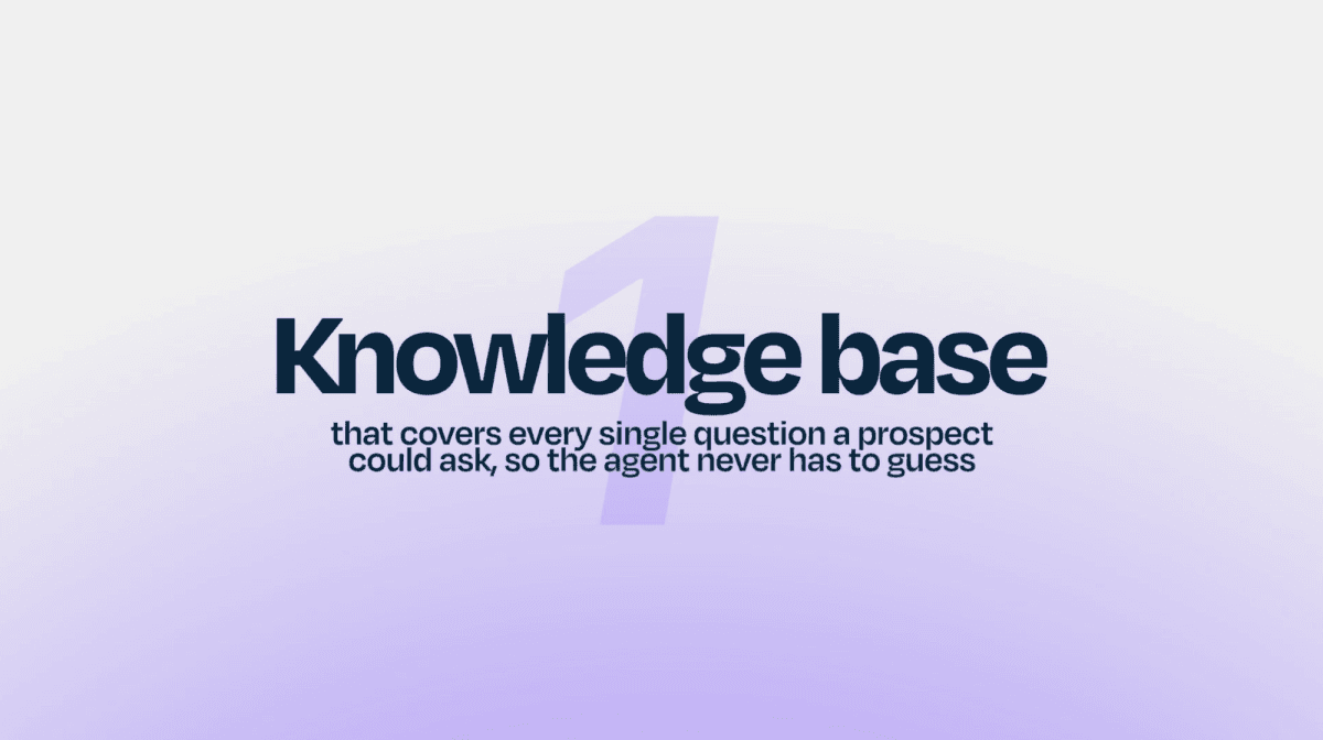 Building a knowledge base that covers every question a prospect could ask so the AI demo agent never has to guess