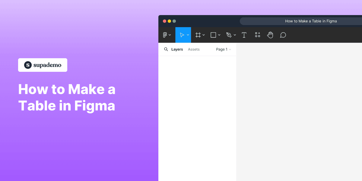 How to Make a table in Figma
