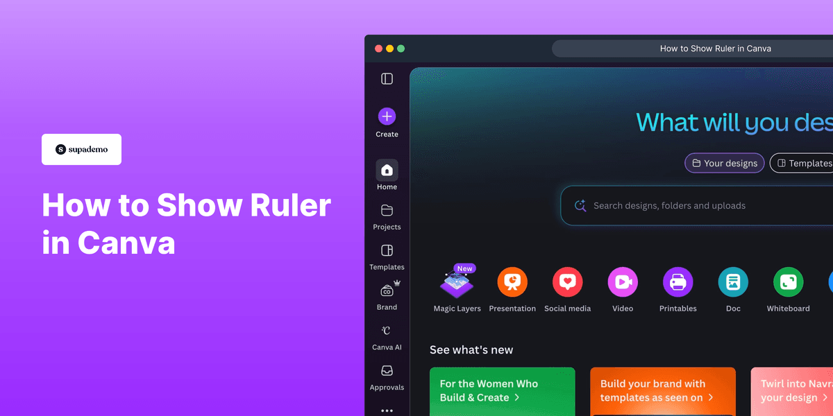 How to Show Ruler in Canva screenshot