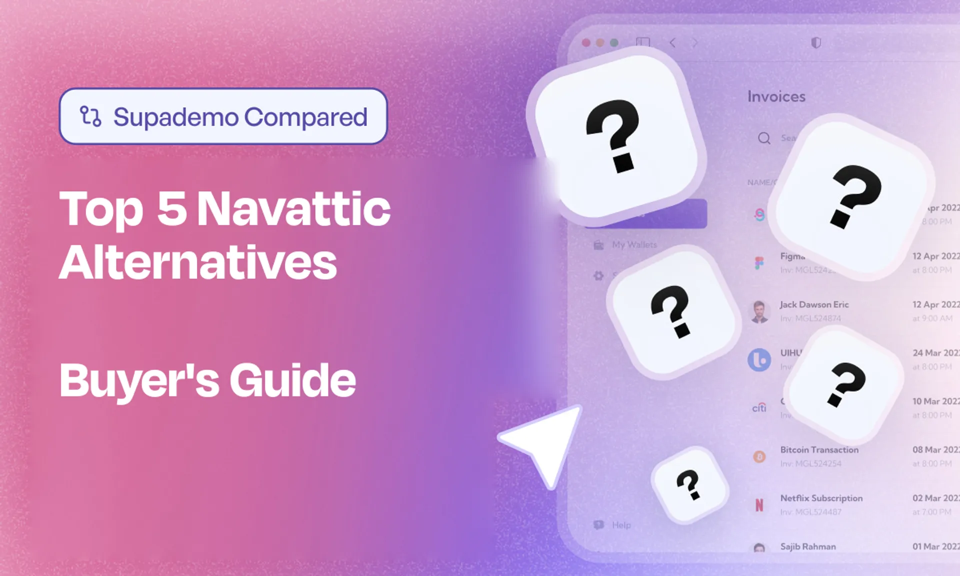 Top Navattic Alternatives — compared by Supademo