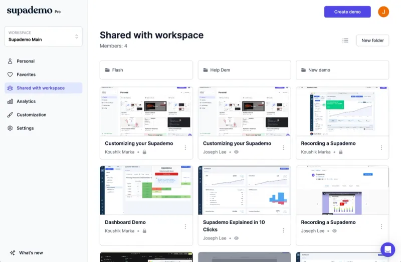 1/17: Shared Workspaces & Folder Management