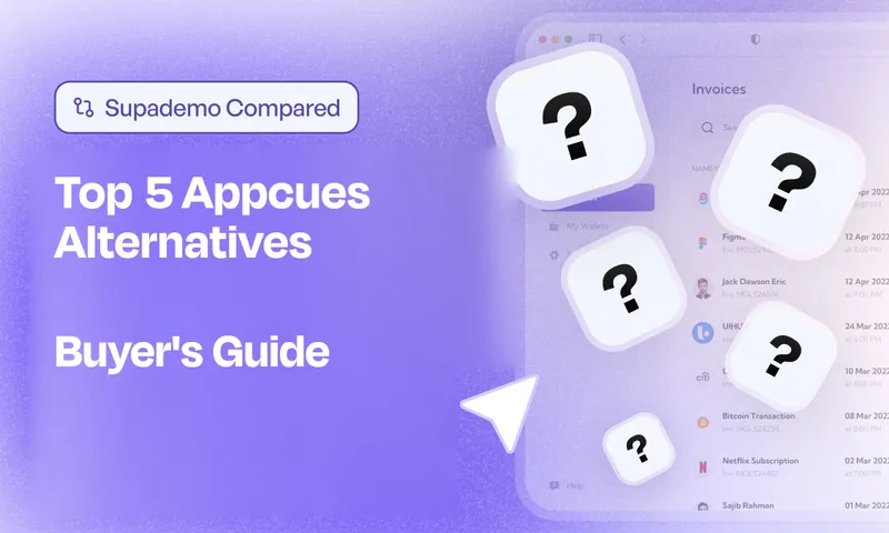 Top 5 Appcues Alternatives — compared by Supademo