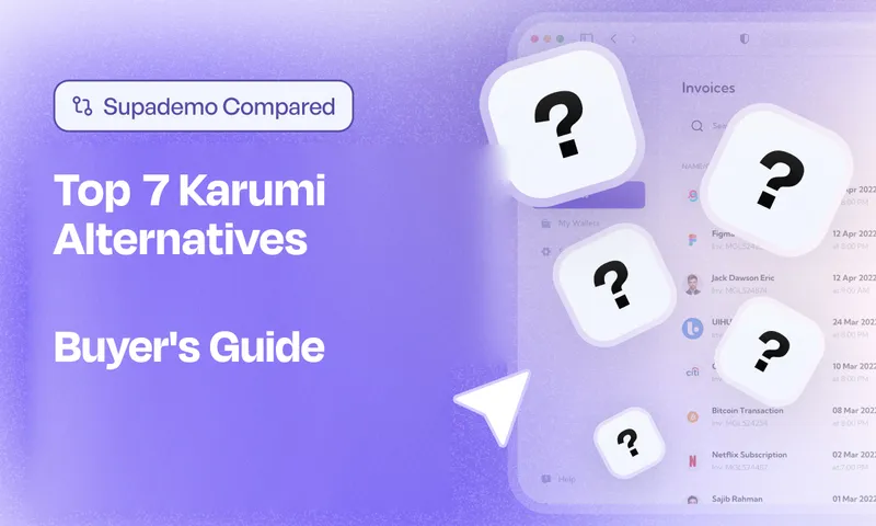 Top 7 Karumi Alternatives — compared by Supademo