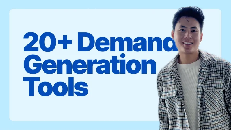 23 Best Demand Generation Tools to Crush Your Revenue Goals In 2025
