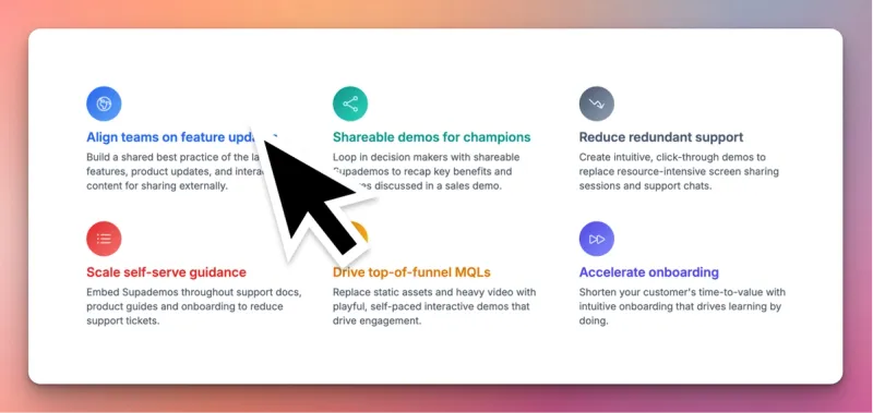 Top 6 Interactive Product Demo Use Cases You Need to Know