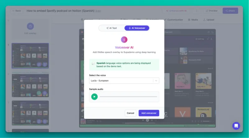 10/9: Synthetic AI Voiceover, Dynamic URLs, Platform Improvements