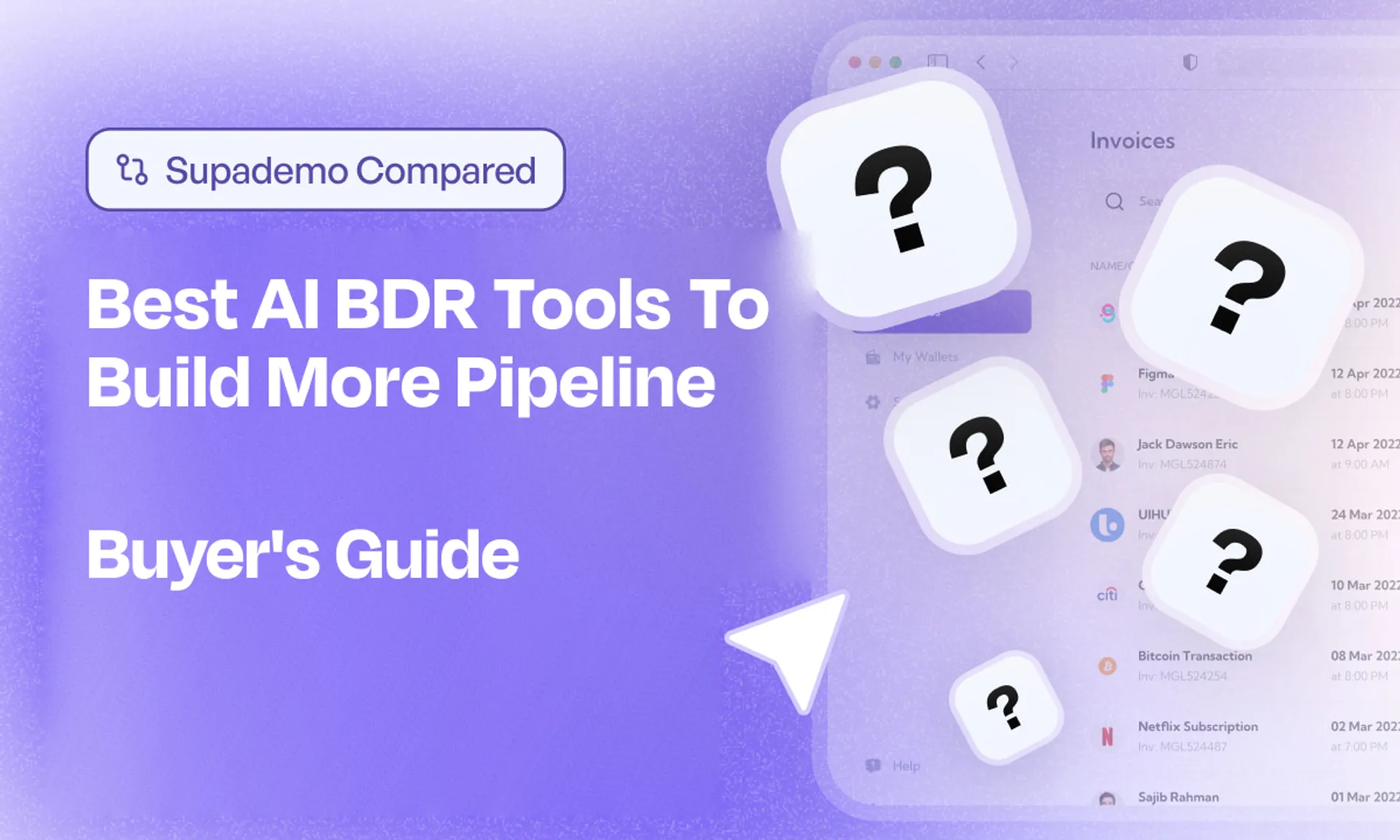 Best AI BDR Tools To Build More Pipeline — compared by Supademo