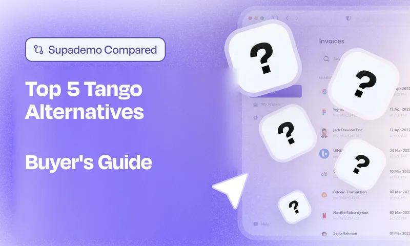 Top Tango Alternatives — compared by Supademo