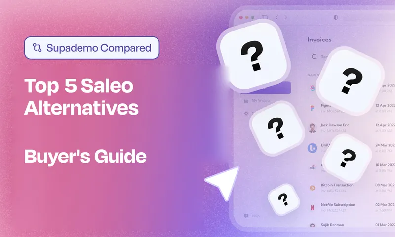 Top 7 Saleo Alternatives compared by Supademo