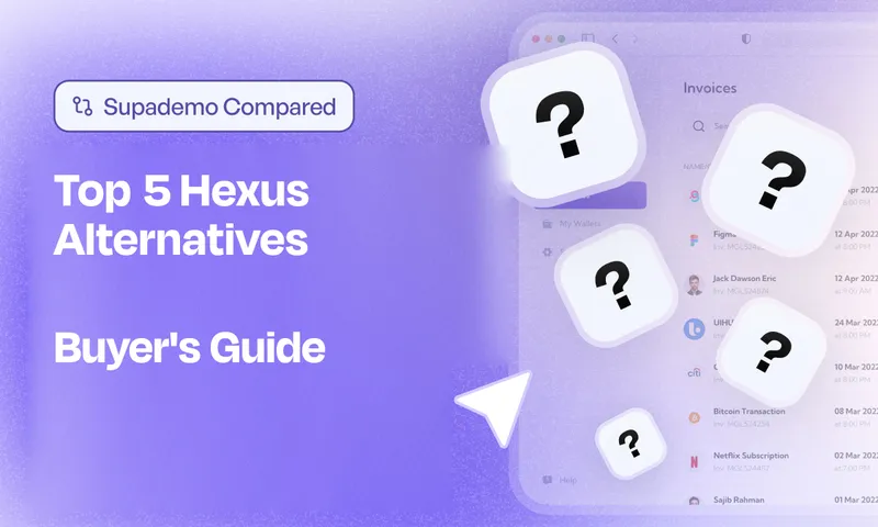 Top 5 Hexus Alternatives — compared by Supademo