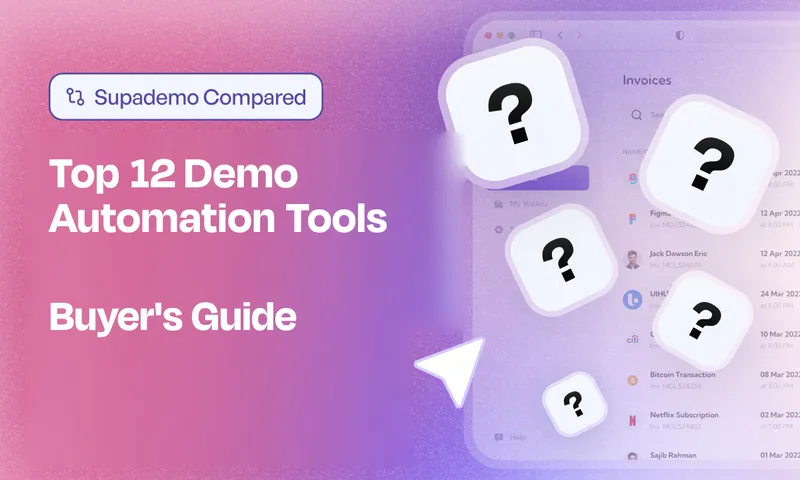 Top 12 Demo Automation Tools — compared by Supademo